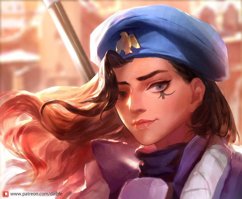 ana and captain amari (overwatch and 1 more) drawn by daible