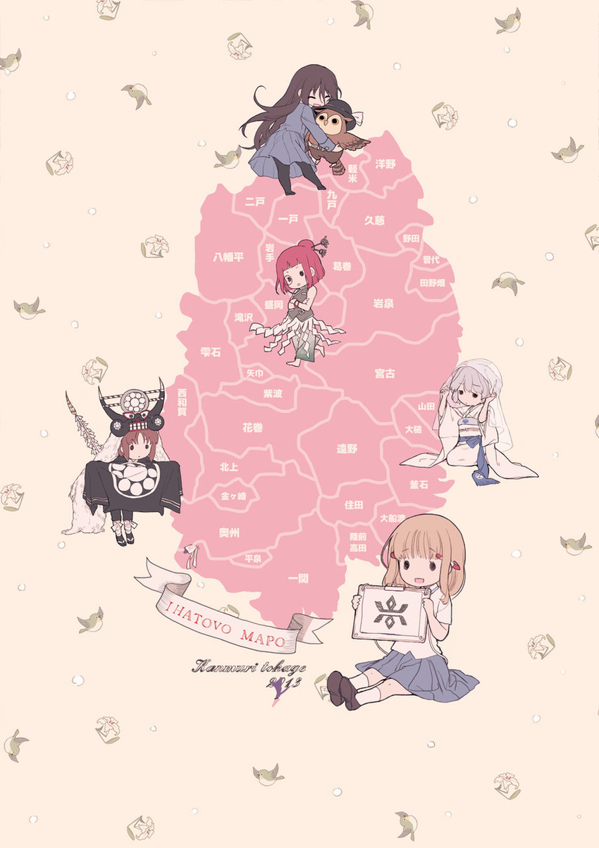 kosegawa shiromi, anetai toyone, aislinn wishart, usuzawa sae, and kakura kurumi (saki) drawn by hana-kagume
