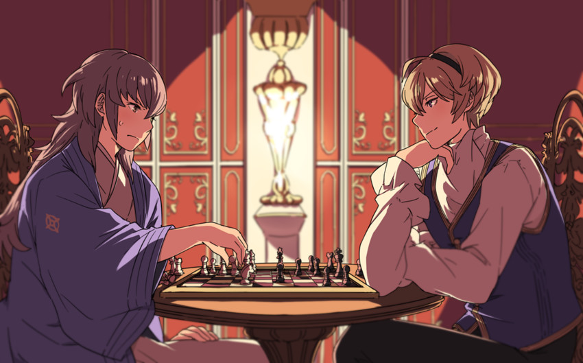 takumi and leo (fire emblem and 1 more) drawn by ai-wa