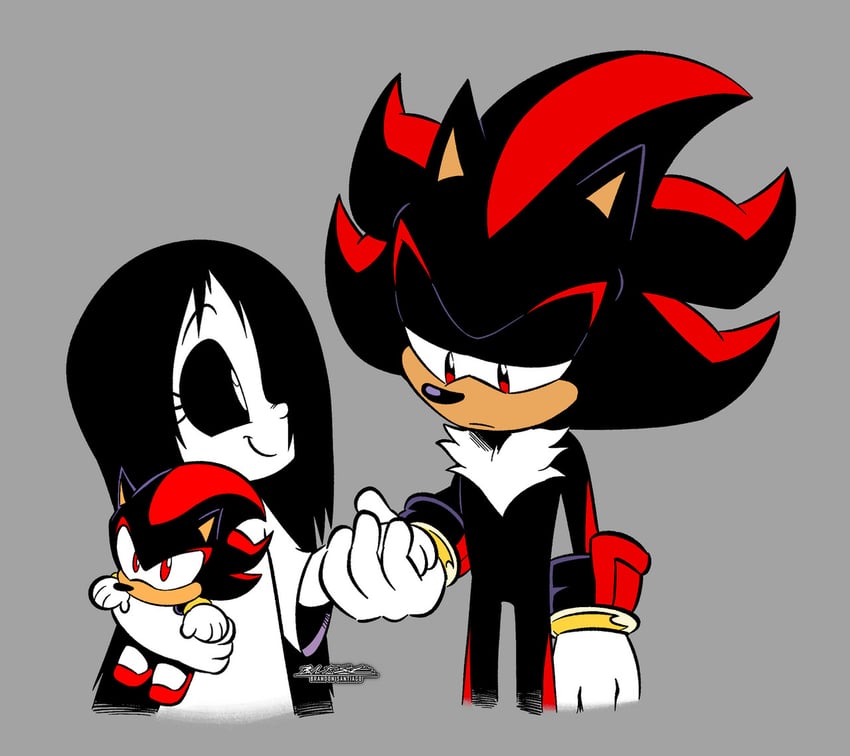 shadow the hedgehog and erma williams (sonic and 1 more) drawn by brandon_santiago