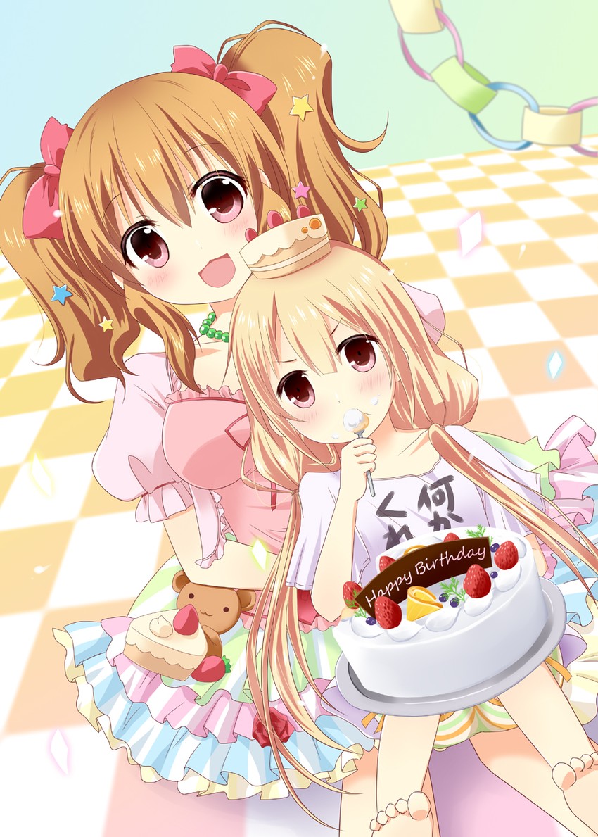 futaba anzu and moroboshi kirari (idolmaster and 1 more) drawn by mochizuki_shion