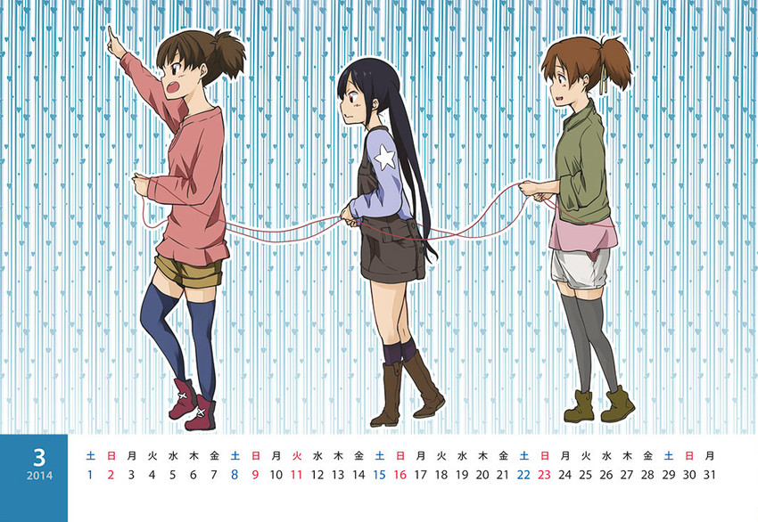 nakano azusa, hirasawa ui, and suzuki jun (k-on!) drawn by gensokigou