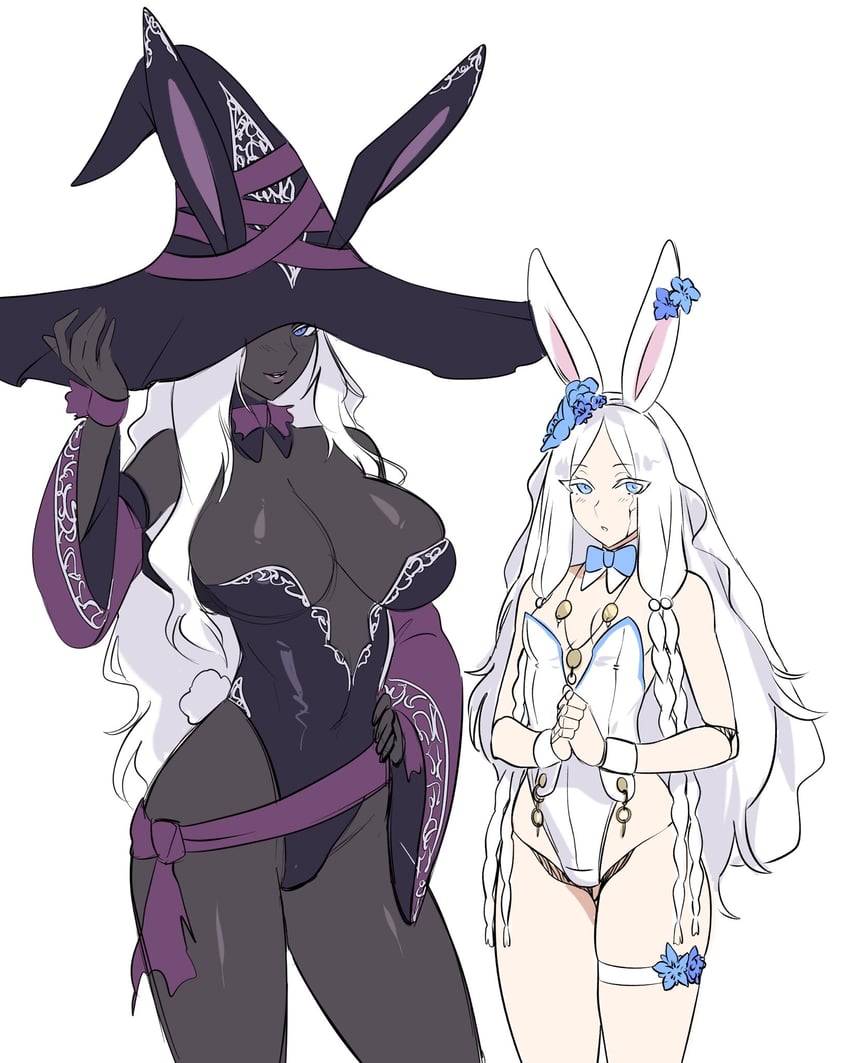 recluse and revenant (elden ring and 1 more) drawn by mokotoko9