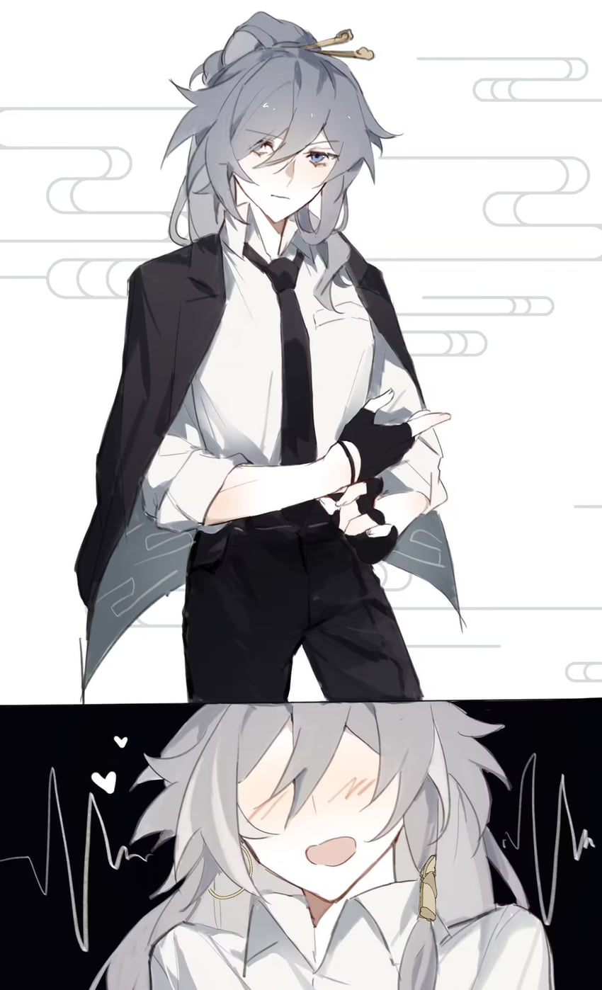 fu hua and herrscher of sentience (honkai and 1 more) drawn by haruka_(rsyaooooo)