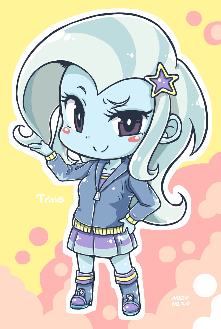 trixie lulamoon (my little pony and 2 more) drawn by yokoyoko_(nazonazo)