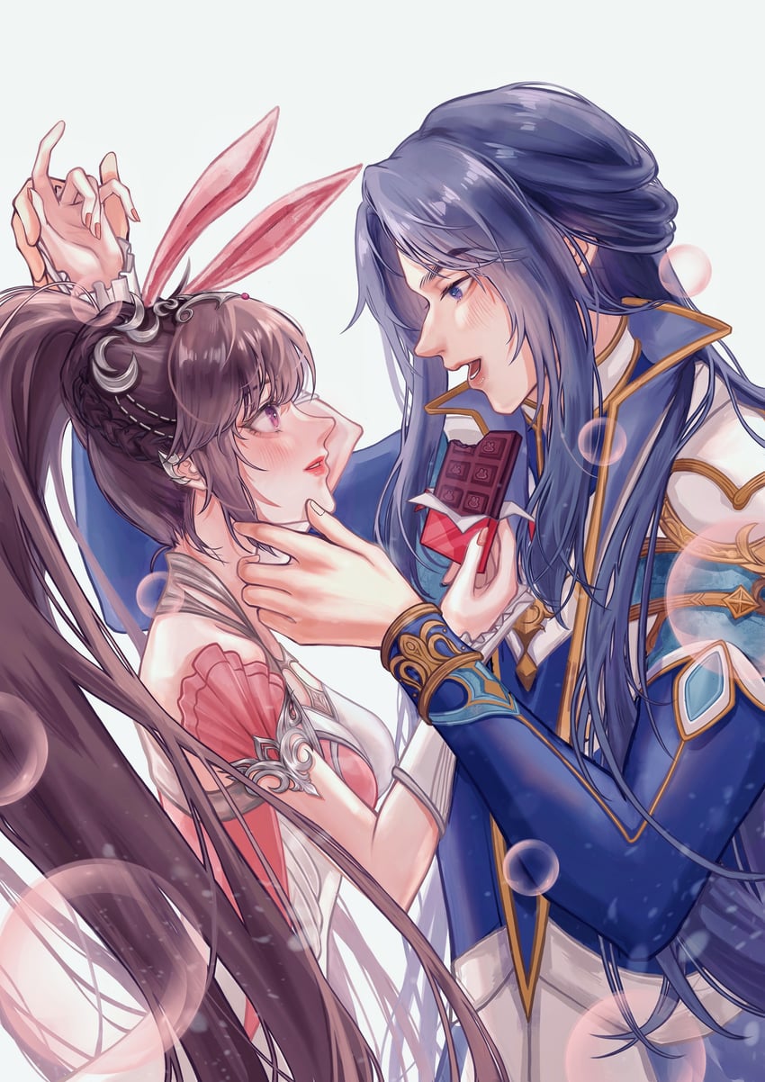 xiao wu and tang san (douluo dalu) drawn by ba_bo_er_benbo_er