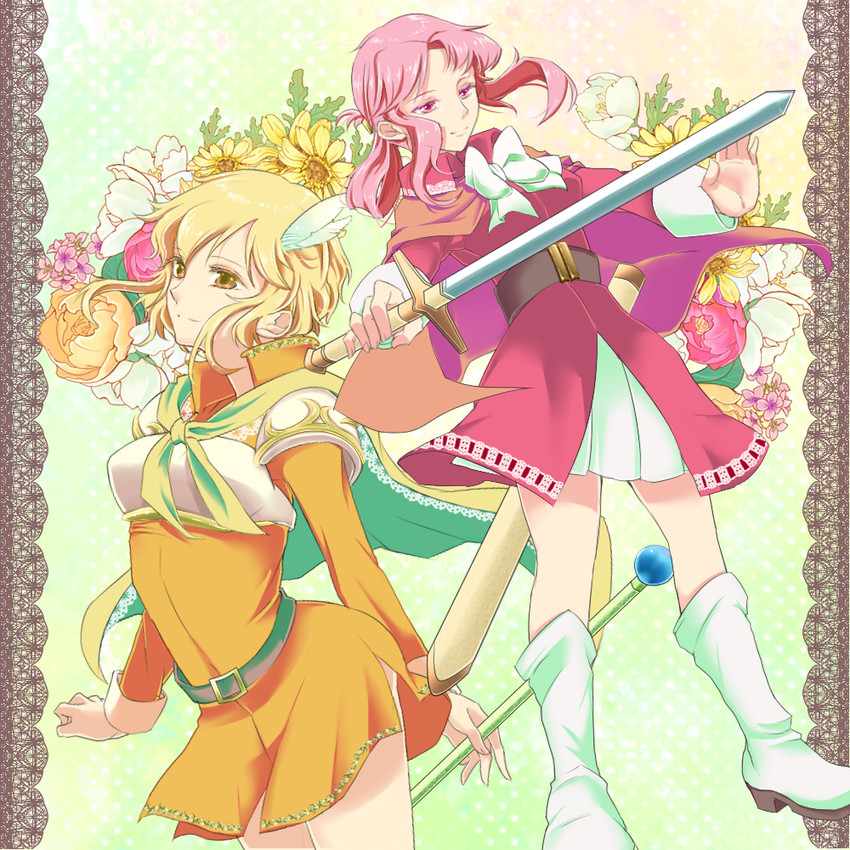 nanna and ethlyn (fire emblem and 1 more) drawn by manuko