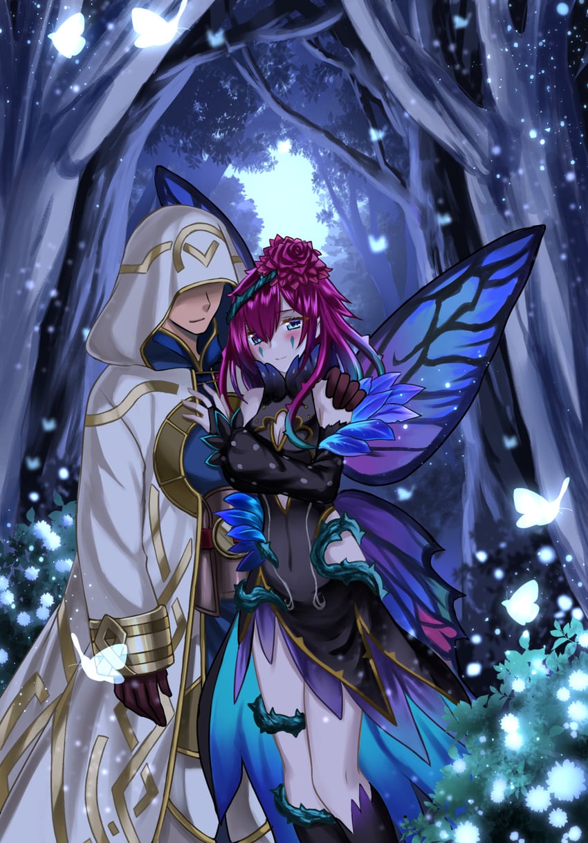 kiran, male kiran, and triandra (fire emblem and 1 more) drawn by bo_(774berry)