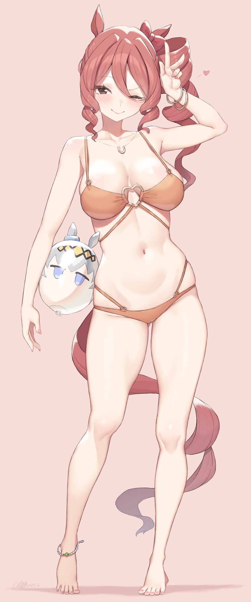 norn ace (umamusume and 1 more) drawn by cloba