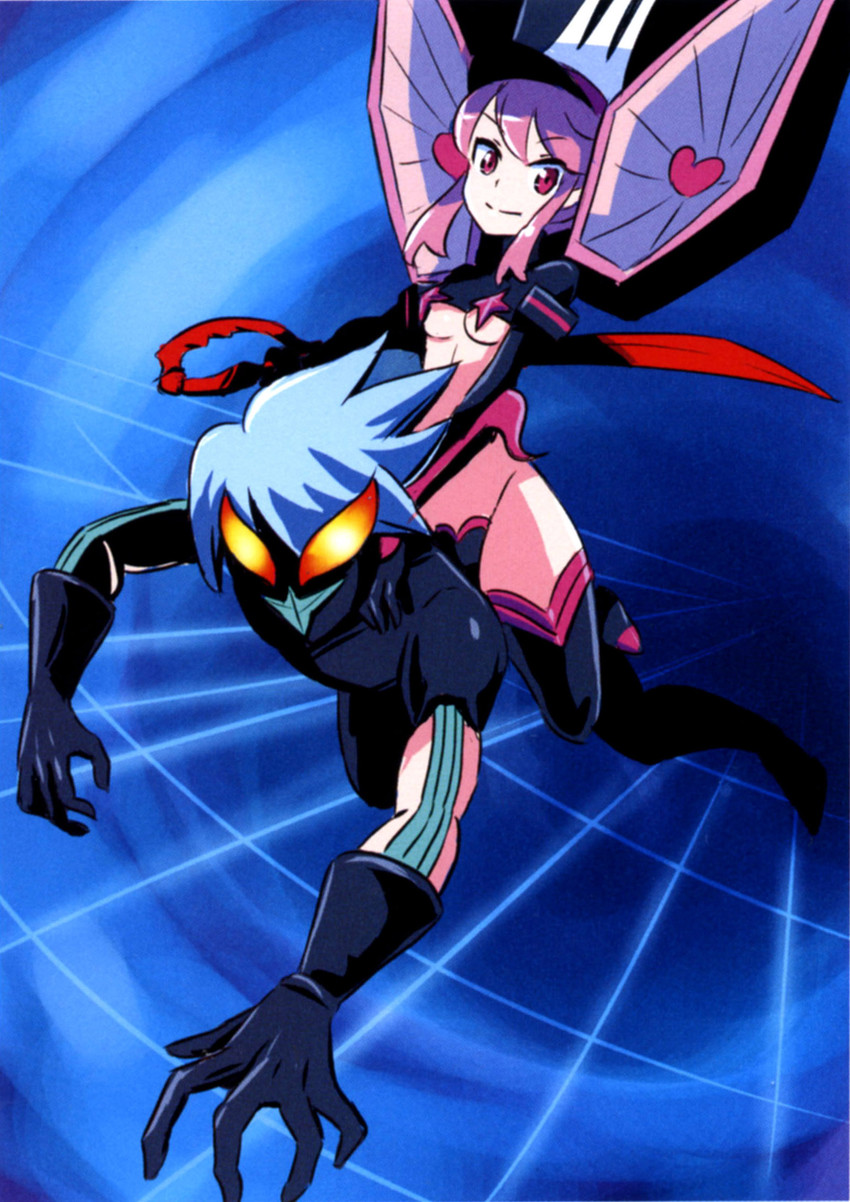 jakuzure nonon and inumuta houka (kill la kill) drawn by katouken_(ktn-works)