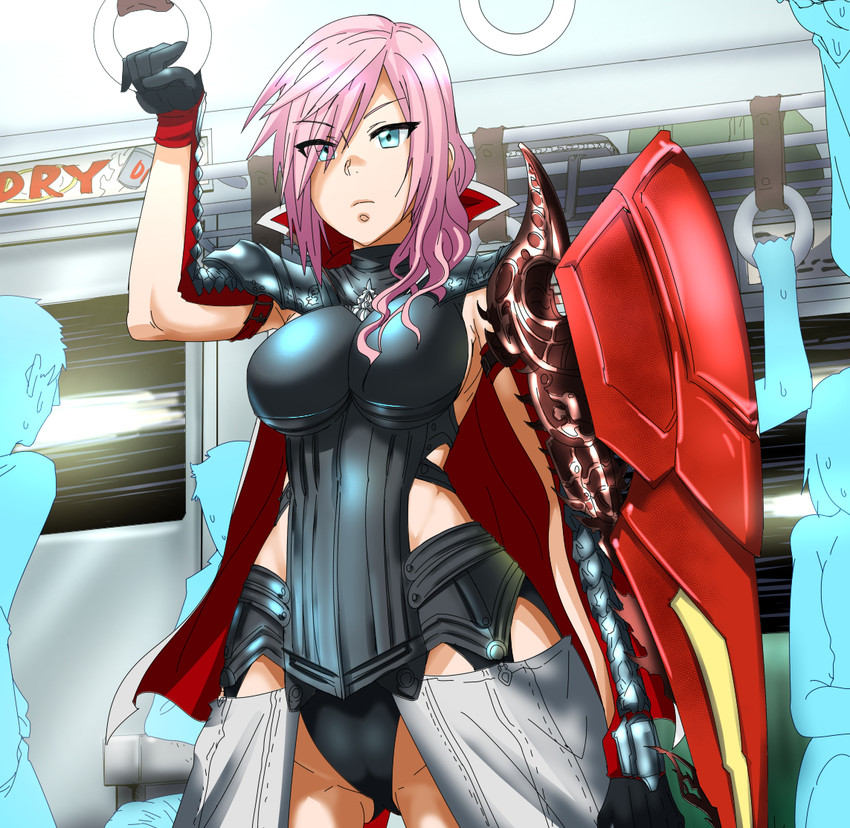 lightning farron (final fantasy and 2 more) drawn by pija_(pianiishimo)