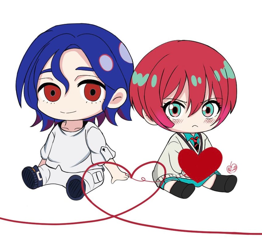 amate yuzuriha and shuji ito (gundam and 1 more) drawn by jyujyunashi