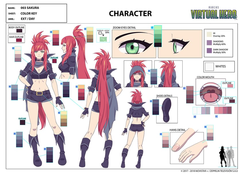 sakura (virtual hero) drawn by lolita_aldea