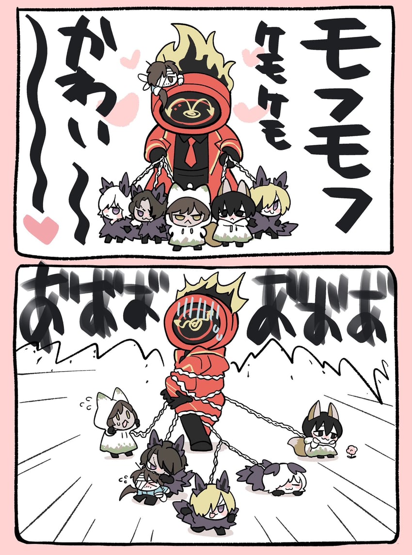 don quixote, faust, yi sang, heathcliff, dante, and 2 more (project moon and 1 more) drawn by kojocho05