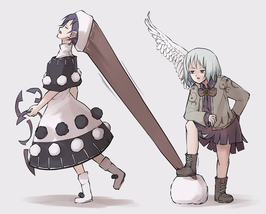 kishin sagume and doremy sweet (touhou) drawn by peroponesosu.