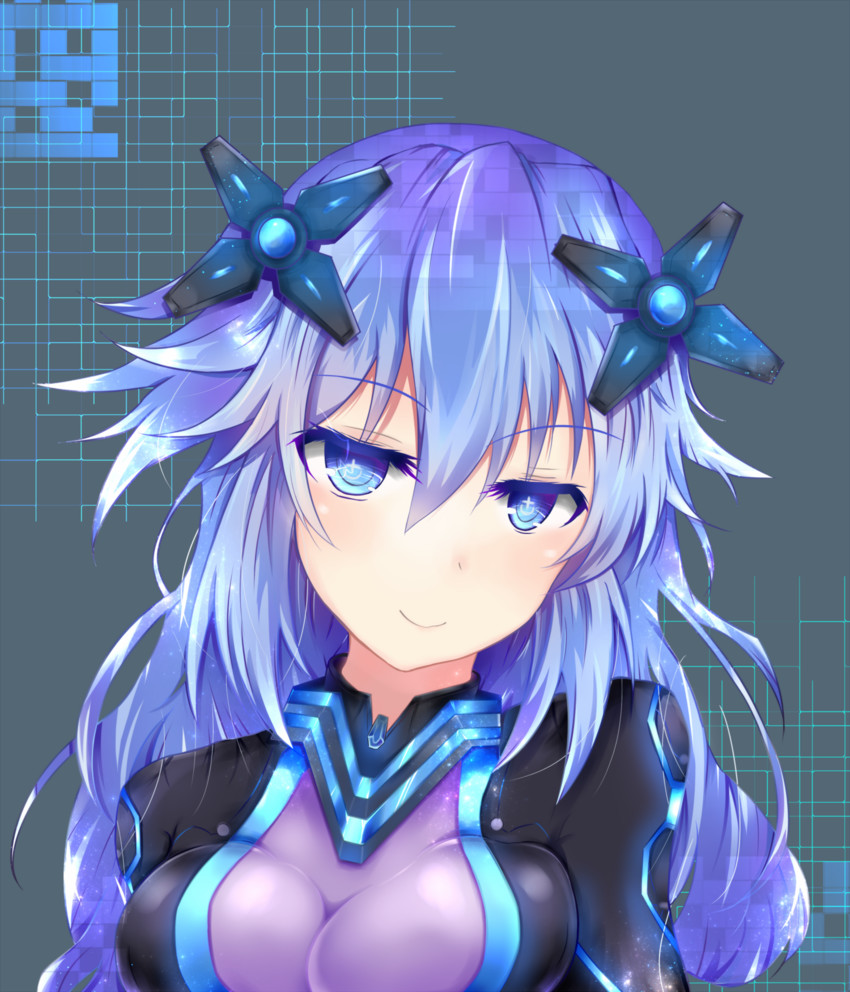 purple heart and next purple (neptune and 1 more) drawn by mitsuba_(watergarden)