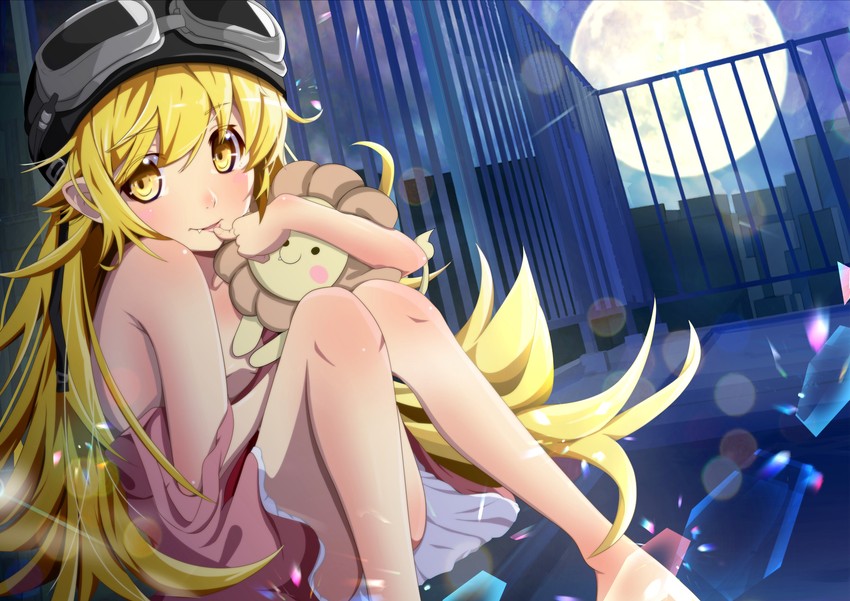oshino shinobu (monogatari and 1 more) drawn by drawdream1025