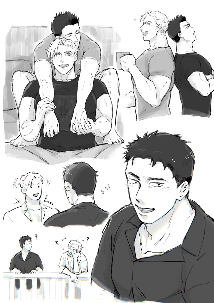 ao isami and lewis smith (yuuki bakuhatsu bang bravern) drawn by yoko24h