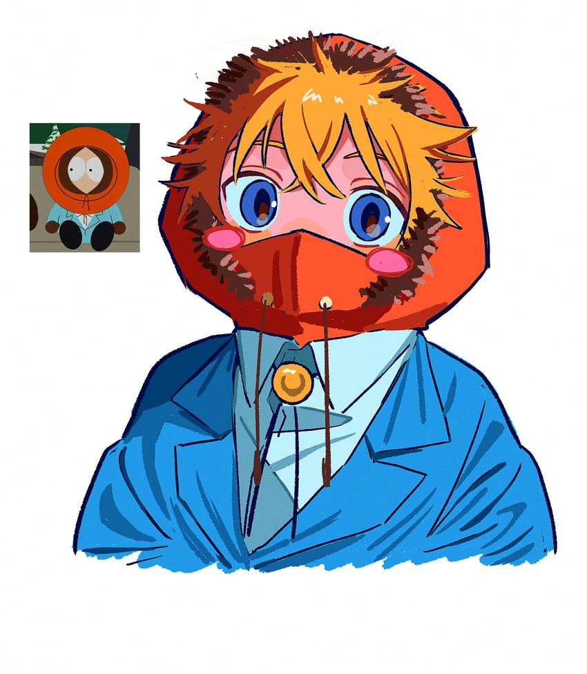 kenny mccormick (south park) drawn by neko_manma