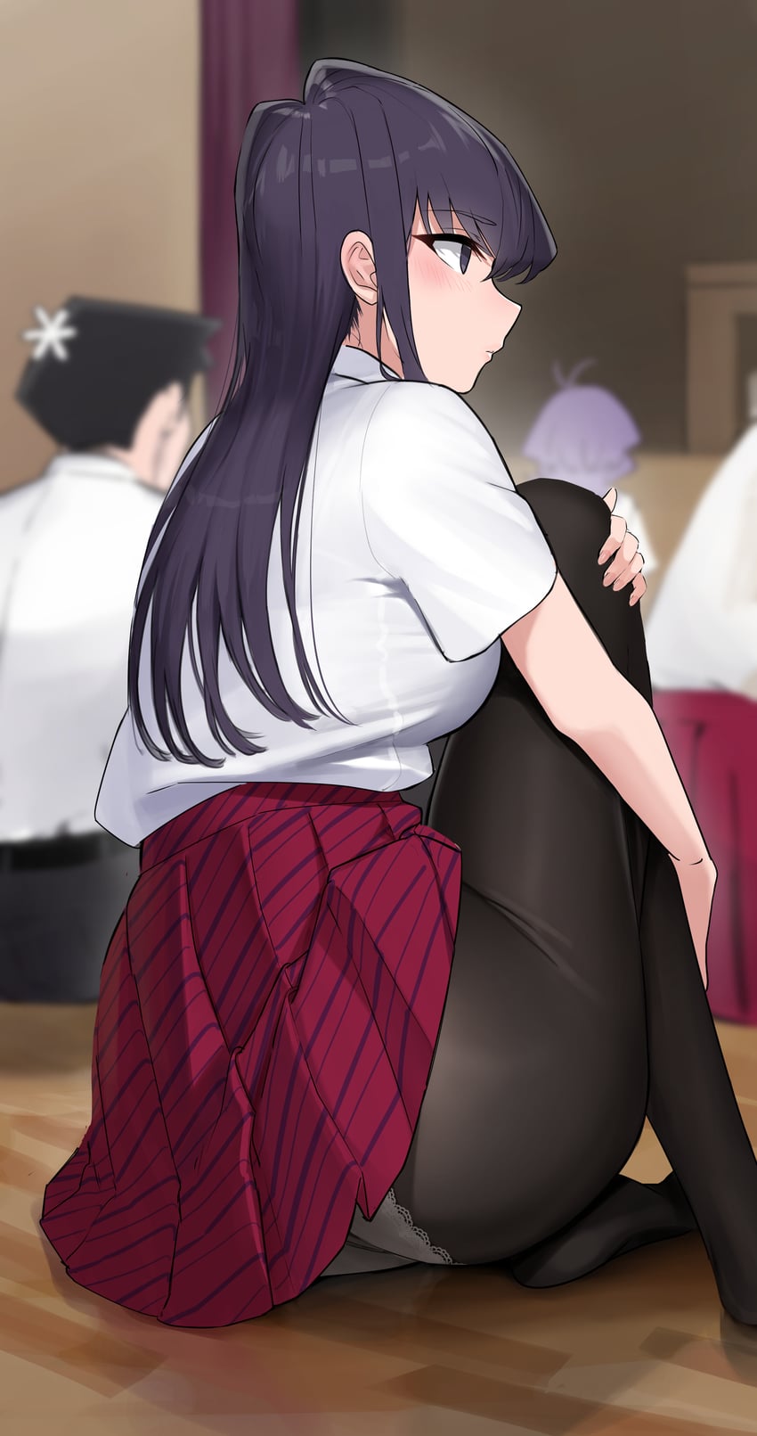 komi shouko, tadano hitohito, and osana najimi (komi-san wa komyushou desu) drawn by takita_(takita3411)