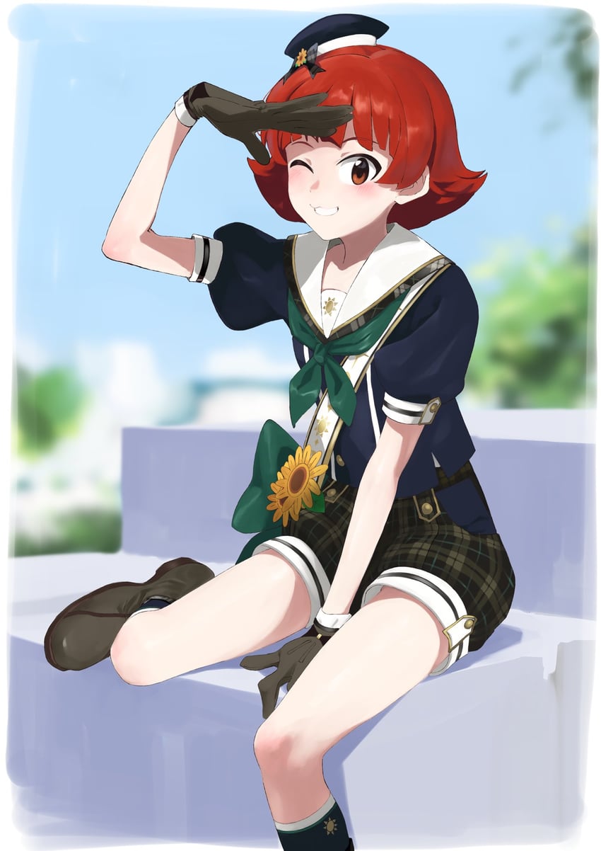 nonohara akane (idolmaster and 1 more) drawn by yabukara