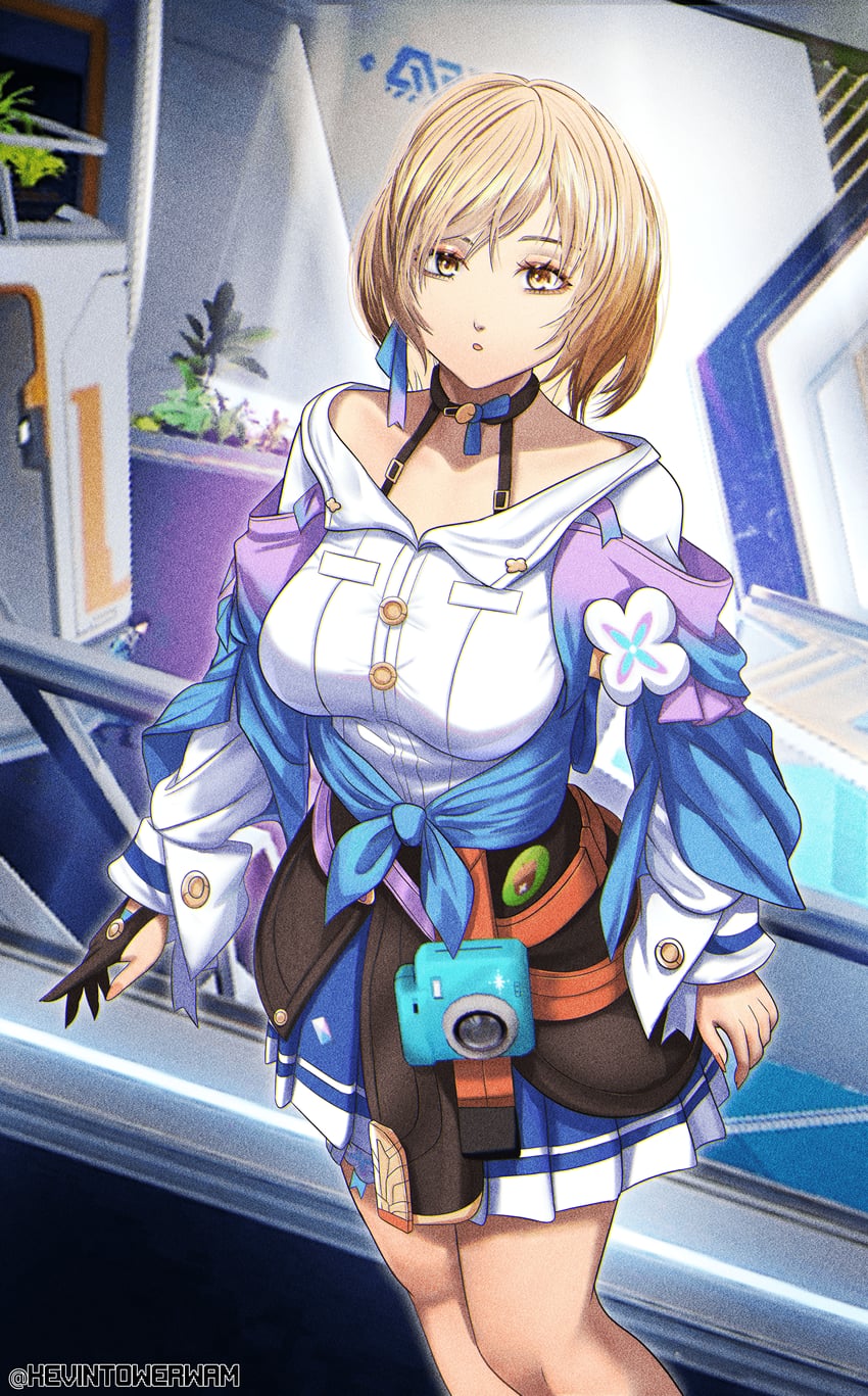 march 7th and ashelia b'nargin dalmasca (honkai and 3 more) drawn by kevin_tower