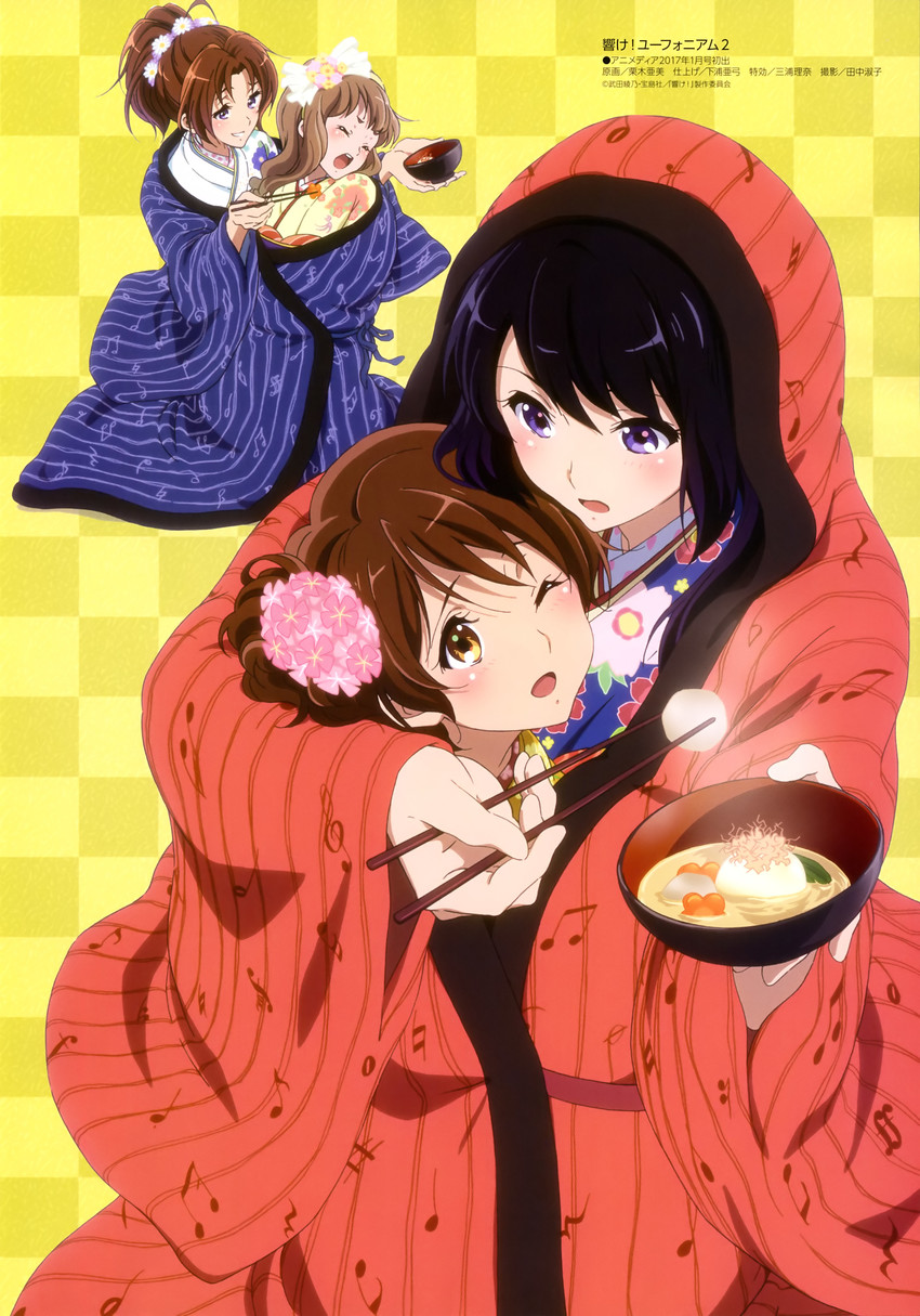 oumae kumiko, kousaka reina, nakagawa natsuki, and yoshikawa yuuko (hibike! euphonium and 2 more) drawn by kuriki_ami