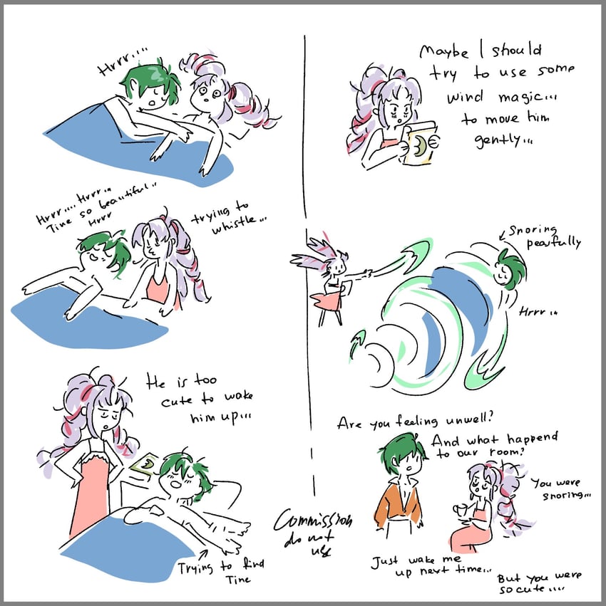tine and ced (fire emblem and 2 more) drawn by eili_enie