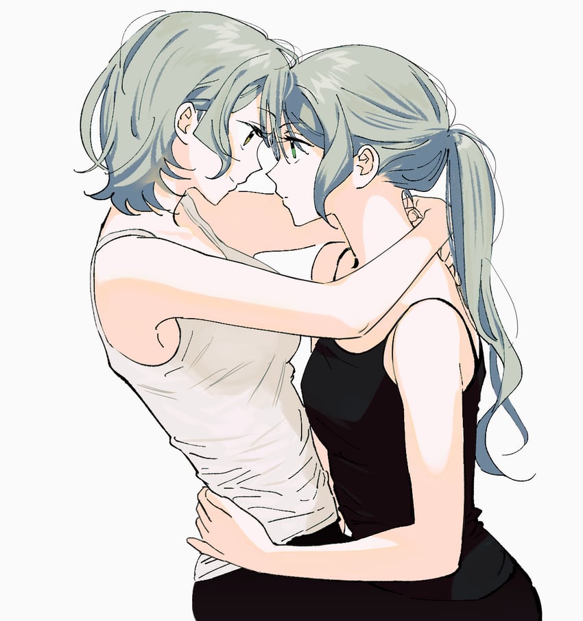 hikawa sayo and hikawa hina (bang dream!) drawn by zihacheol
