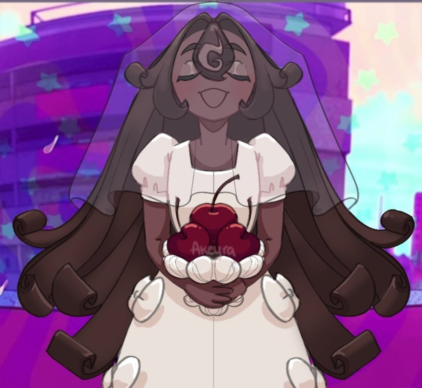black forest cookie (cookie run and 2 more) drawn by a_key_r_a