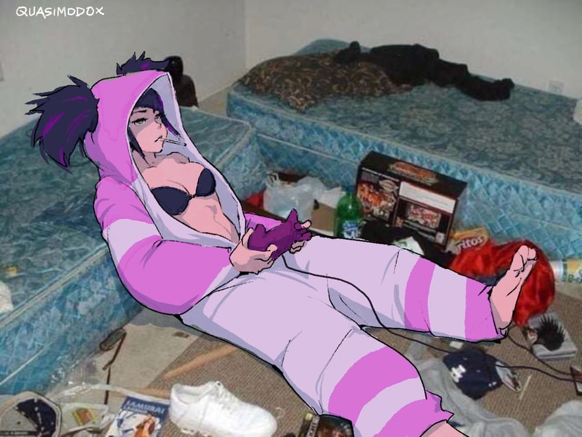 han juri (street fighter and 1 more) drawn by quasimodox