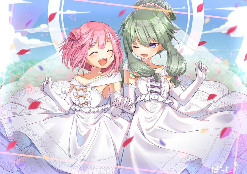 ootori emu and kusanagi nene (project sekai) drawn by yu_ki_sekai
