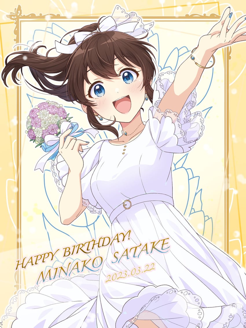 satake minako (idolmaster and 2 more) drawn by shiro_(ongrokm)