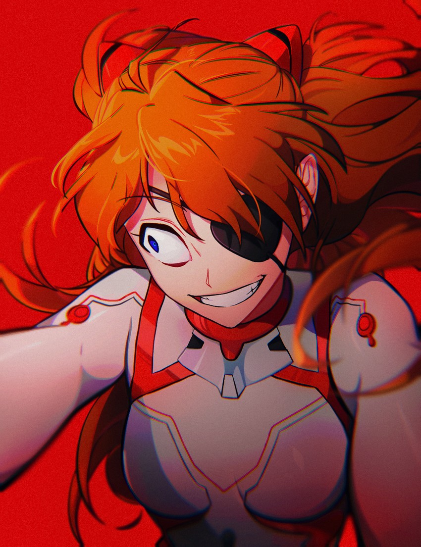 souryuu asuka langley (neon genesis evangelion and 2 more) drawn by honla
