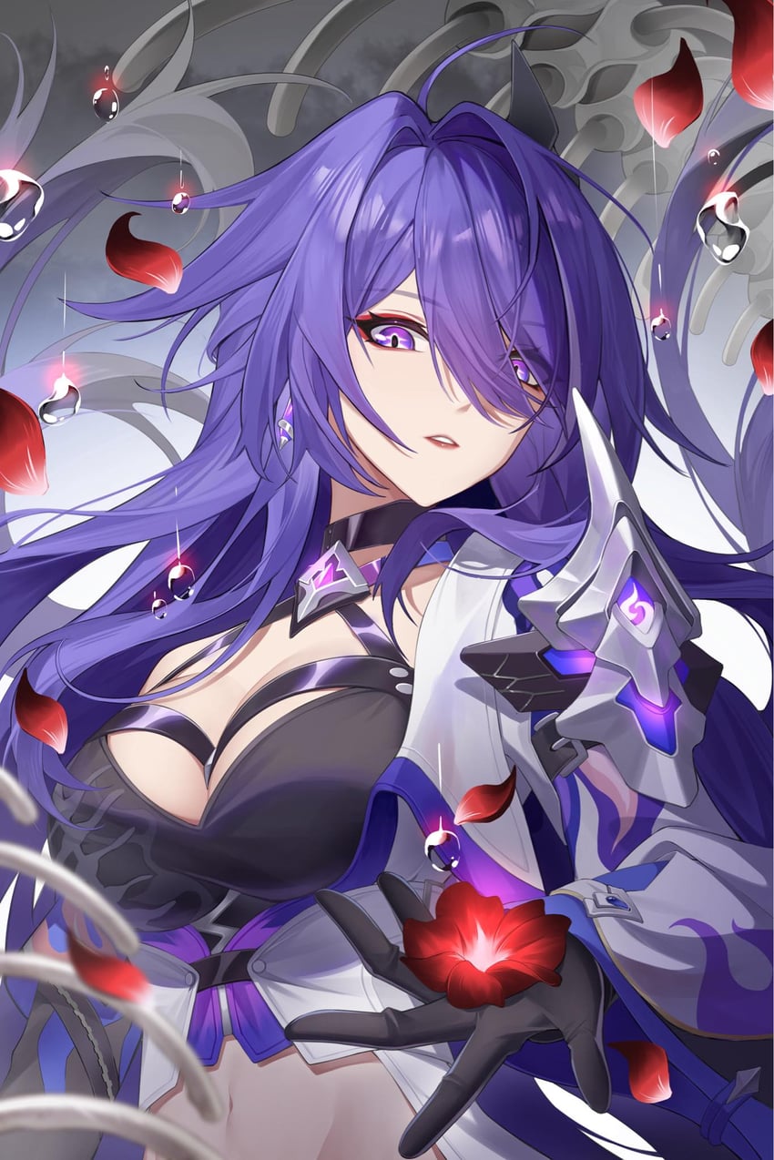 acheron (honkai and 1 more) drawn by libero_art