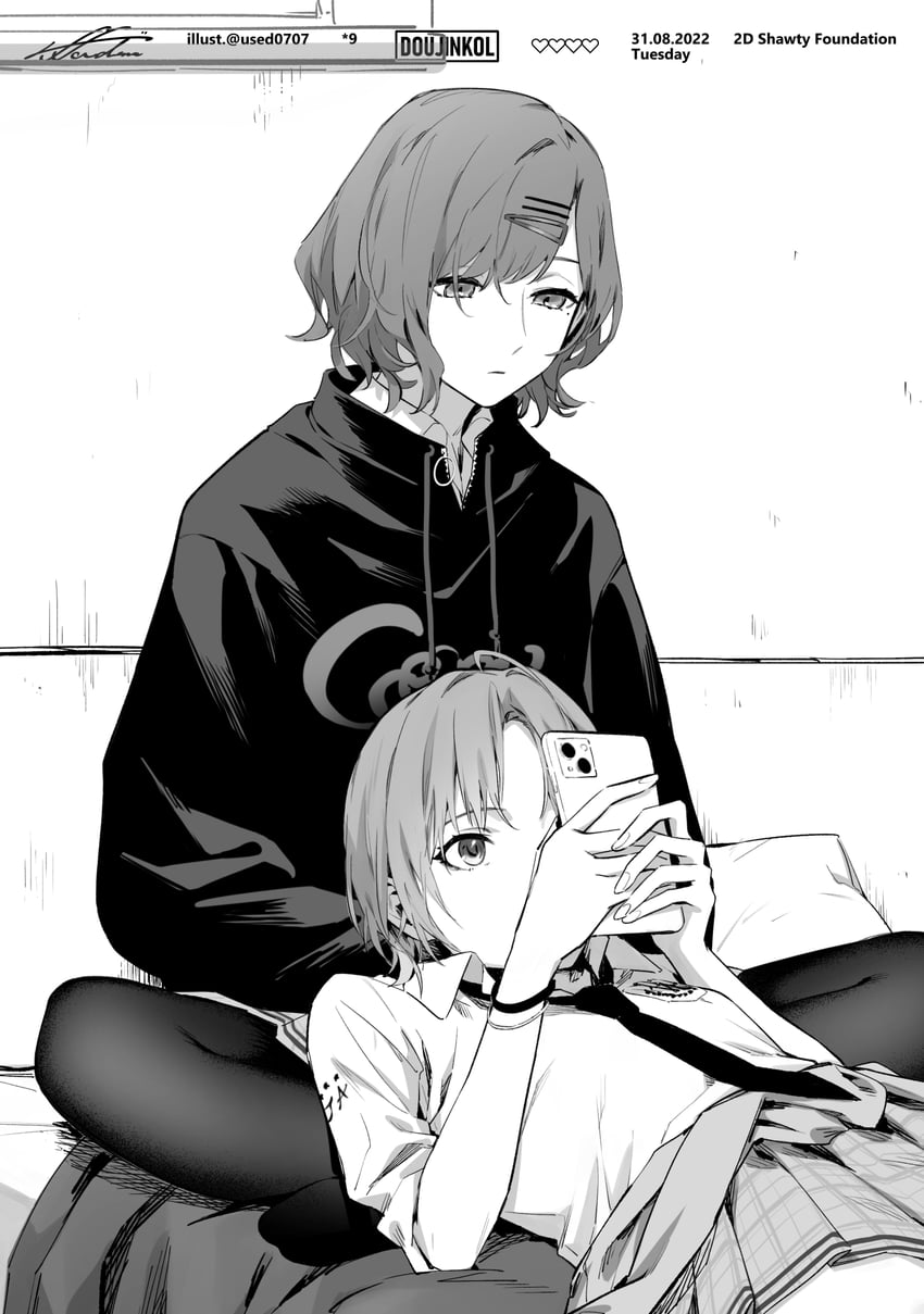 higuchi madoka and asakura toru (idolmaster and 1 more) drawn by rshow