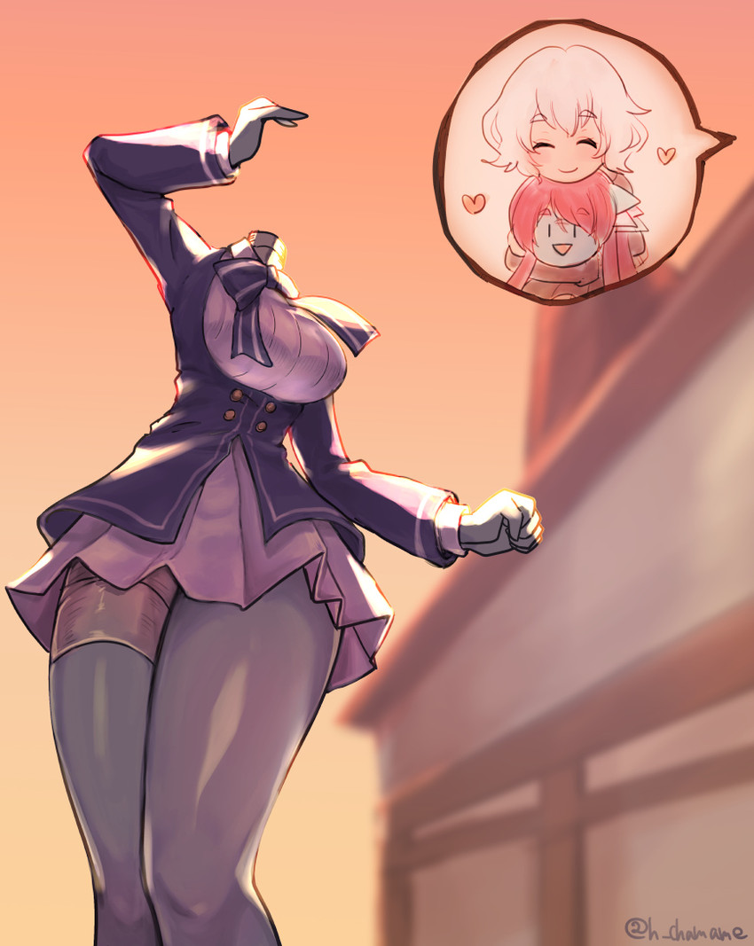 konno junko and minamoto sakura (zombie land saga) drawn by chamame