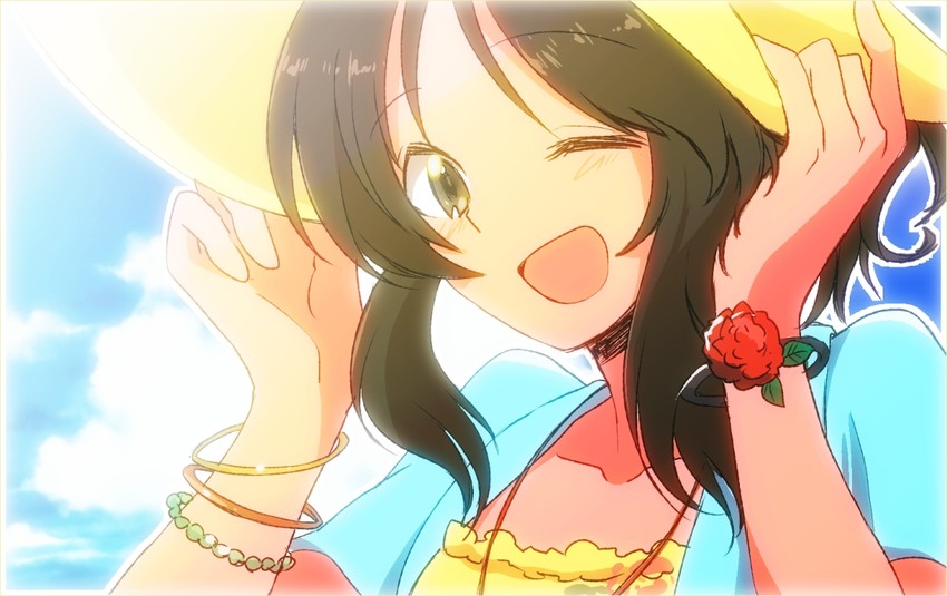 takamori aiko (idolmaster and 1 more) drawn by hitaishou_chiritori