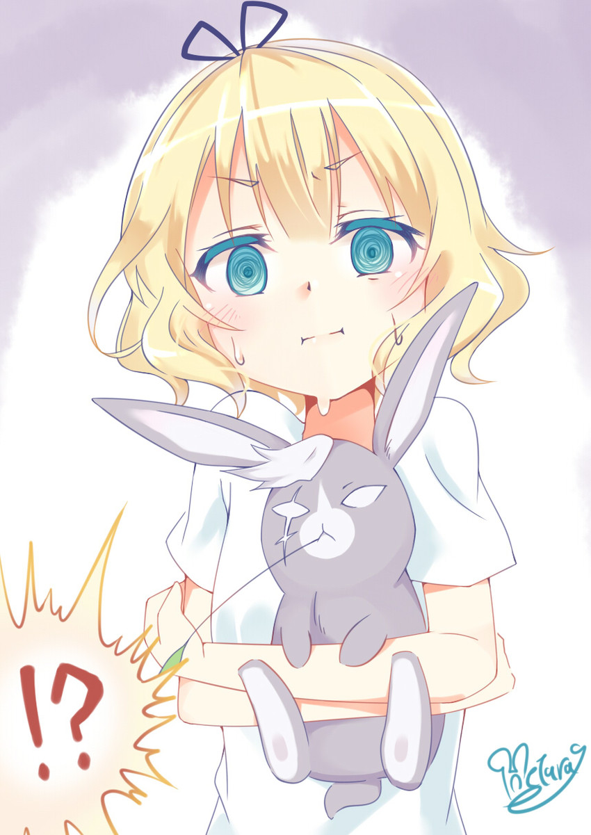 kirima syaro and wild geese (gochuumon wa usagi desu ka?) drawn by hetareeji