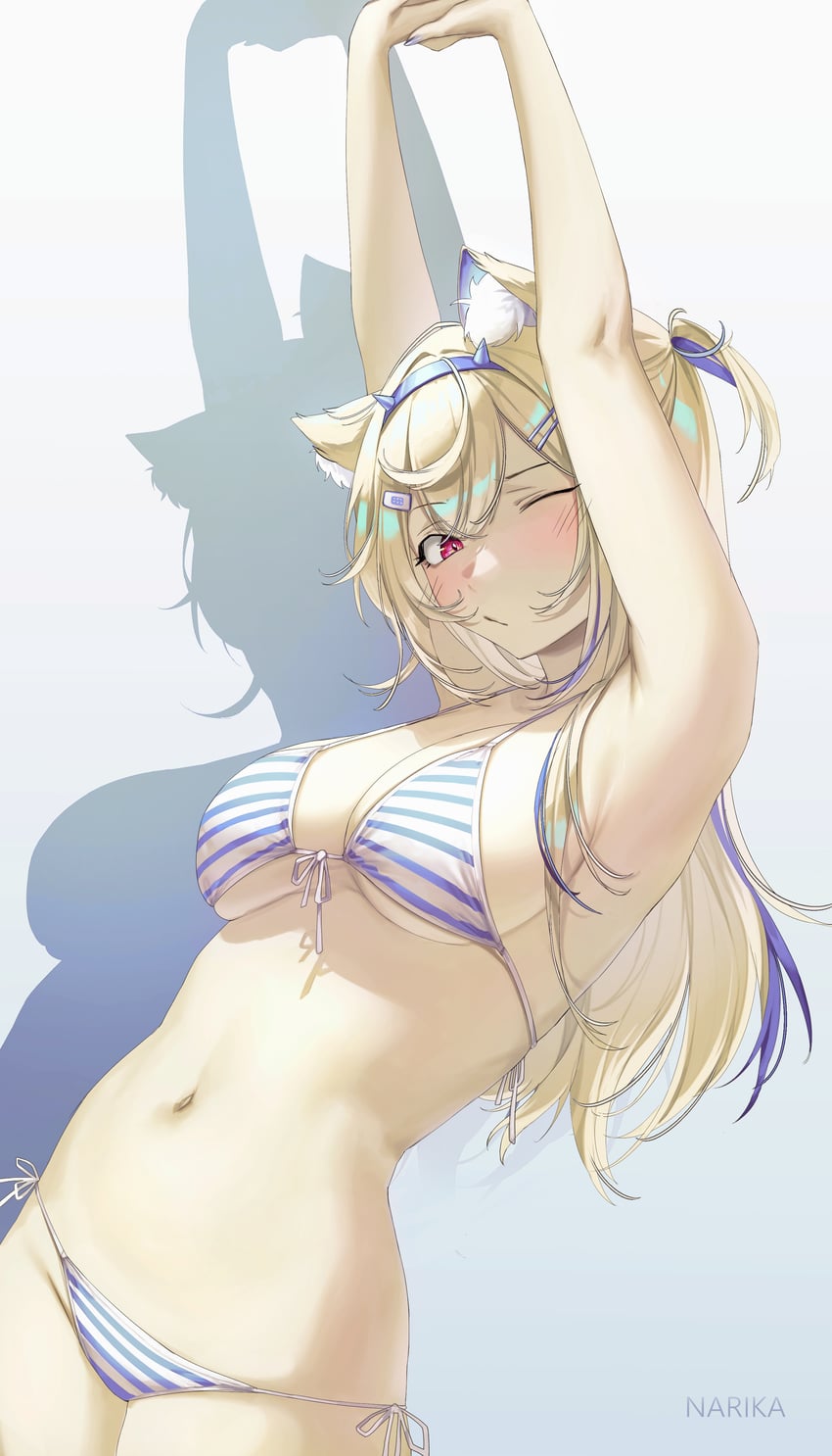 fuwawa abyssgard (hololive and 1 more) drawn by narika_(narikakkkk)