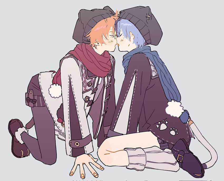 shinonome akito and aoyagi touya (project sekai) drawn by kiii_4590
