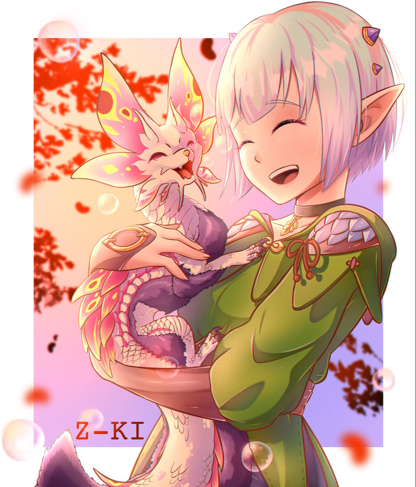 mizutsune and ena (monster hunter and 1 more) drawn by z-ki
