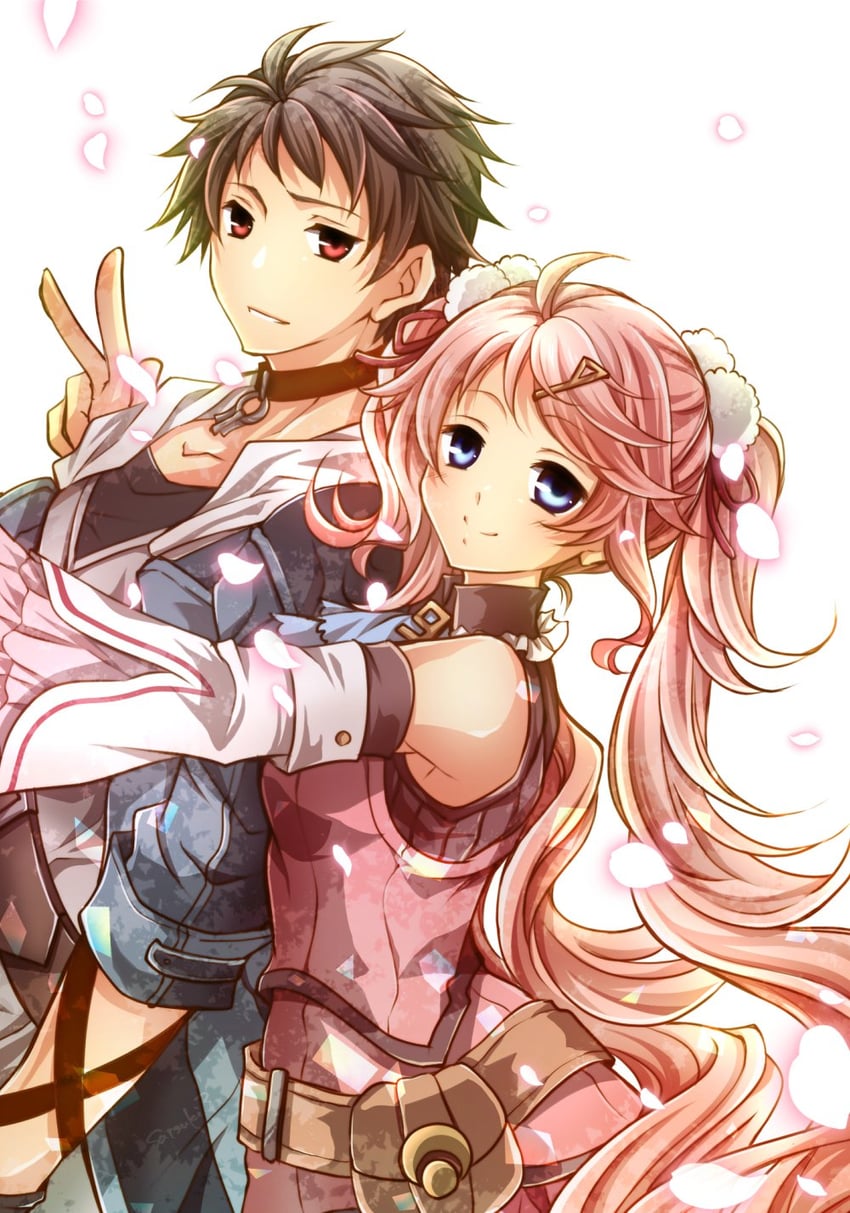nadia rayne and swin abel (eiyuu densetsu and 1 more) drawn by satsuki_(chaosmode)