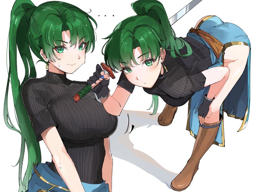 lyn (fire emblem and 1 more) drawn by ormille