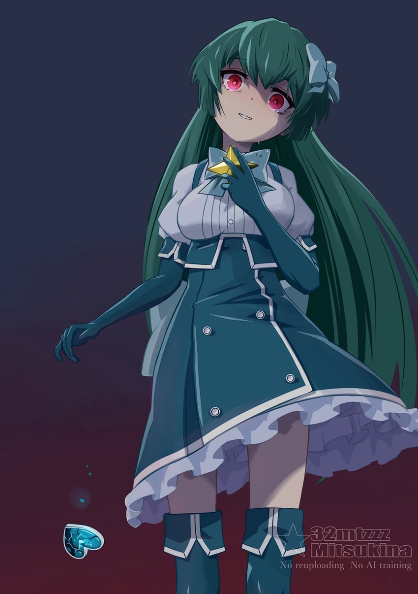 minakami sayo and magia azure (mahou shoujo ni akogarete) drawn by 32zzz