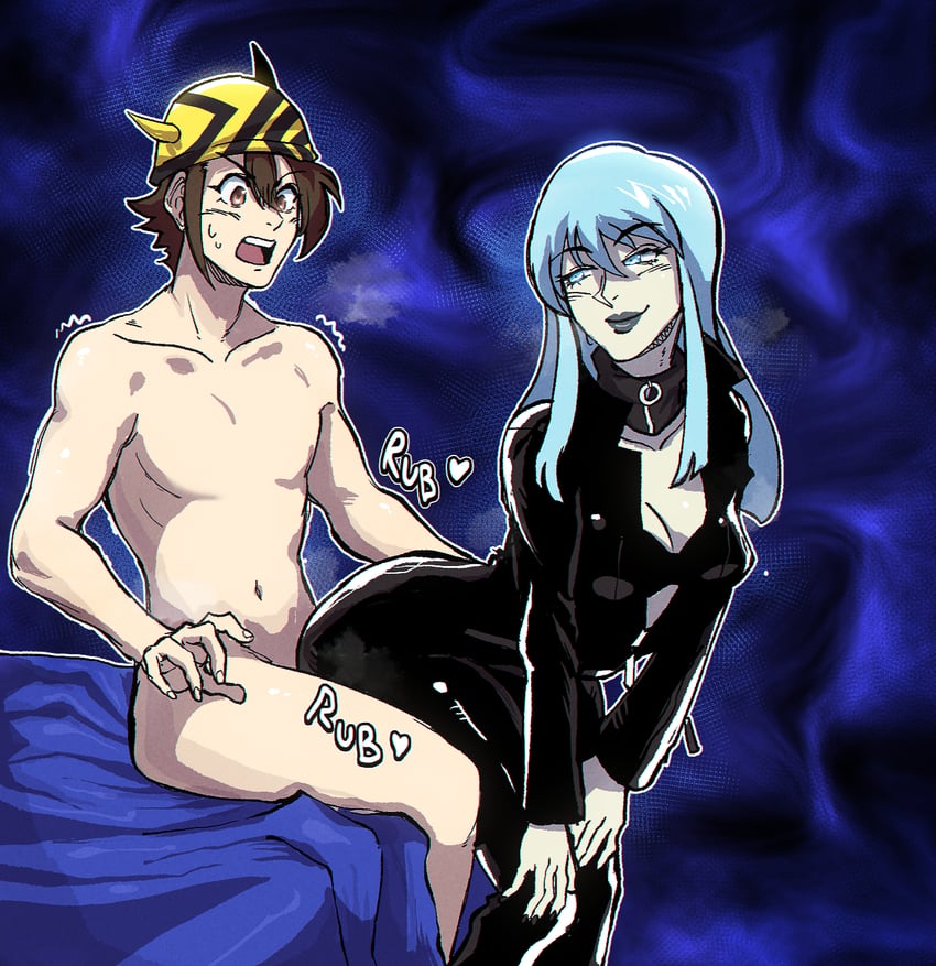 nemissa and yuichi haga (devil summoner and 1 more) drawn by saverpengu