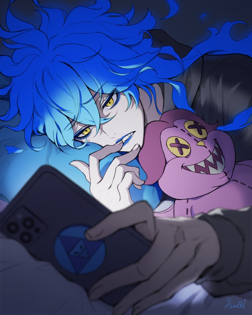 idia shroud and pain (twisted wonderland and 1 more) drawn by heartki