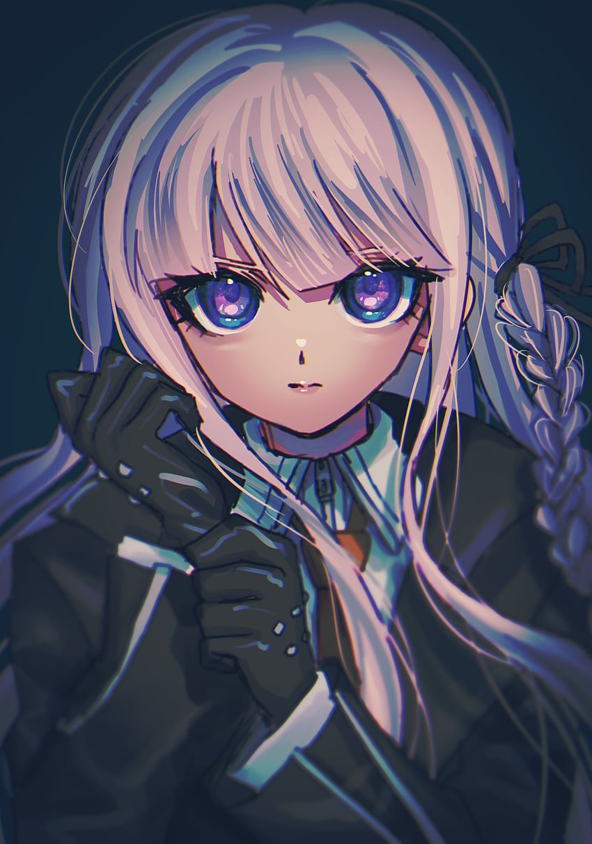kirigiri kyoko (danganronpa and 1 more) drawn by esu_(tasoesu)
