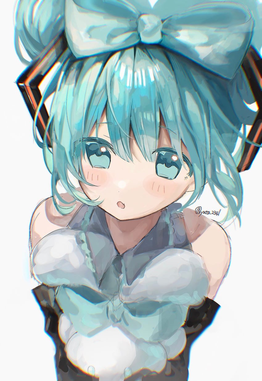 hatsune miku, cinnamoroll, and cinnamiku (vocaloid and 2 more) drawn by yuta_2341