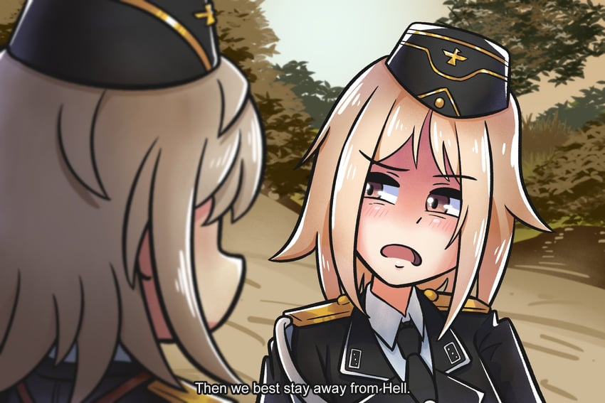 mp40 and mp41 (girls' frontline and 1 more) drawn by serjatronic